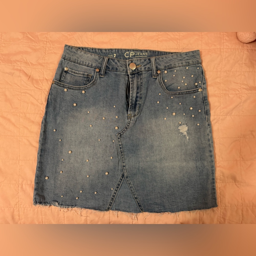 Blue Denim Skirt